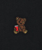 Teddy Bear Red Cup Embroidered Mens T-Shirt - - Riot Society