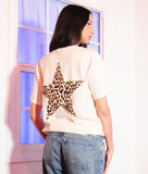 Leopard Star Boyfriend Tee - - Riot Society