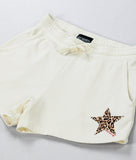 Leopard Star Womens Summer Shorts - - Riot Society