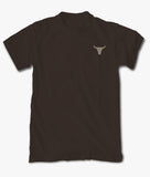 Bull Skull Embroidered Mens T-Shirt - - Riot Society