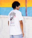 Skeleton Crane Welcome to Paradise Beach Club Mens T-Shirt - - Riot Society