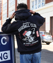 Peanuts Snoopy's Baseball Club Mens Hoodie - - Riot Society