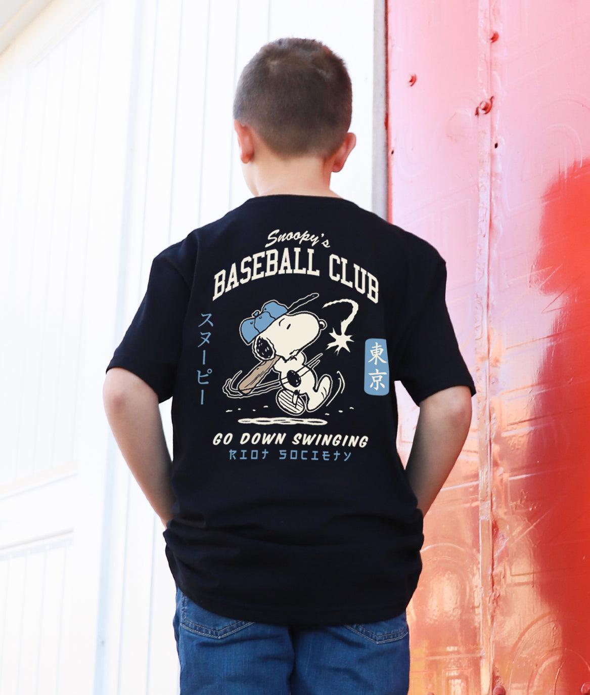 Peanuts Snoopy's Baseball Club Kids Tee - - Riot Society