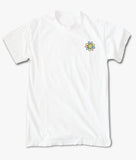 Woozy Face Flower Embroidered Mens T-Shirt - - Riot Society