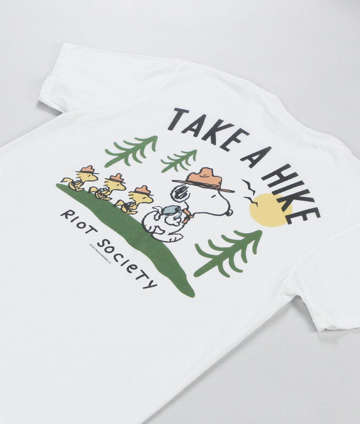 Peanuts Snoopy Take a Hike Boyfriend Tee - - Riot Society