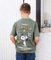 Peanuts Snoopy's Gym Club Kids Tee - - Riot Society