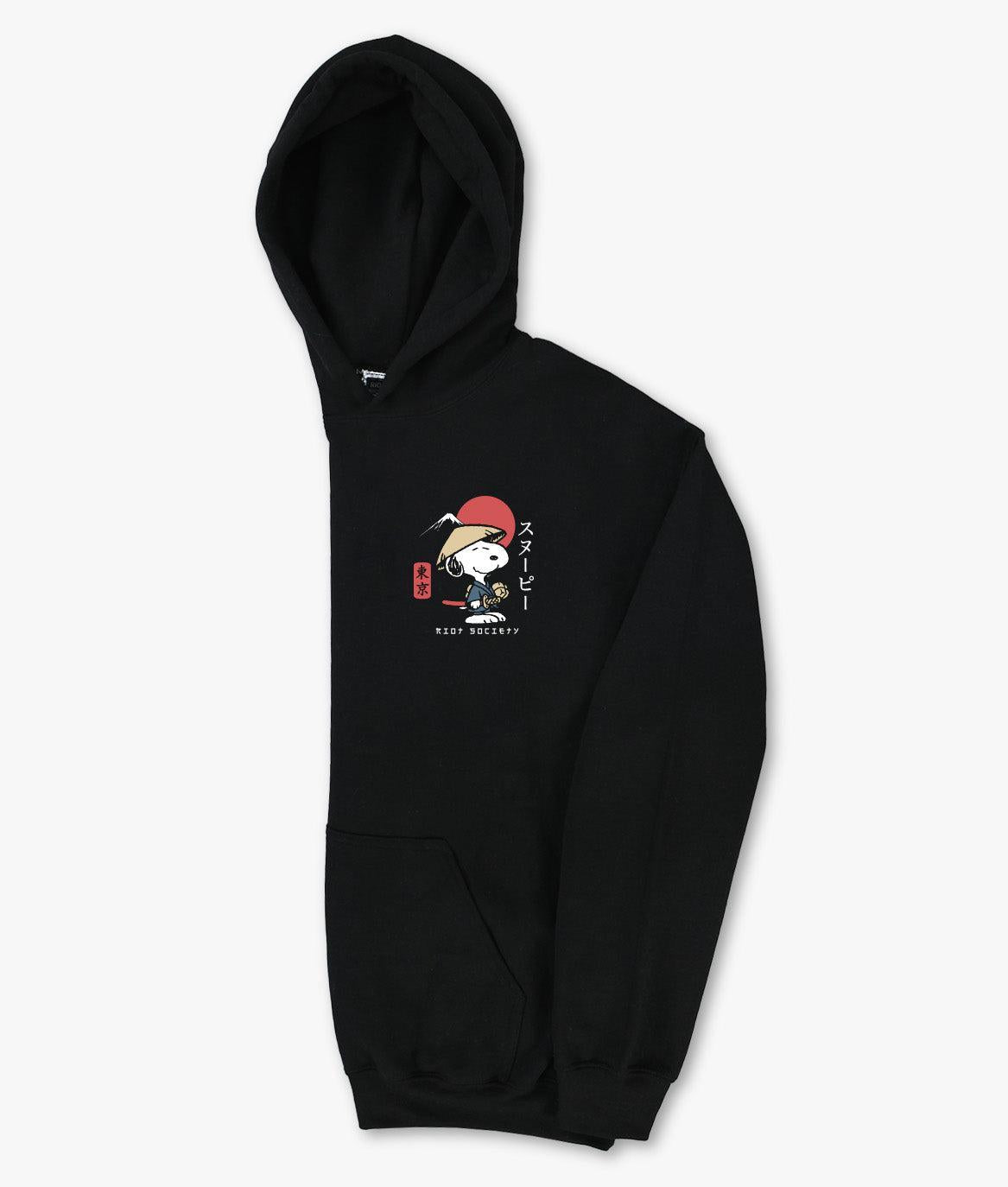 Peanuts Snoopy & Woodstock Samurai Kids Hoodie - - Riot Society