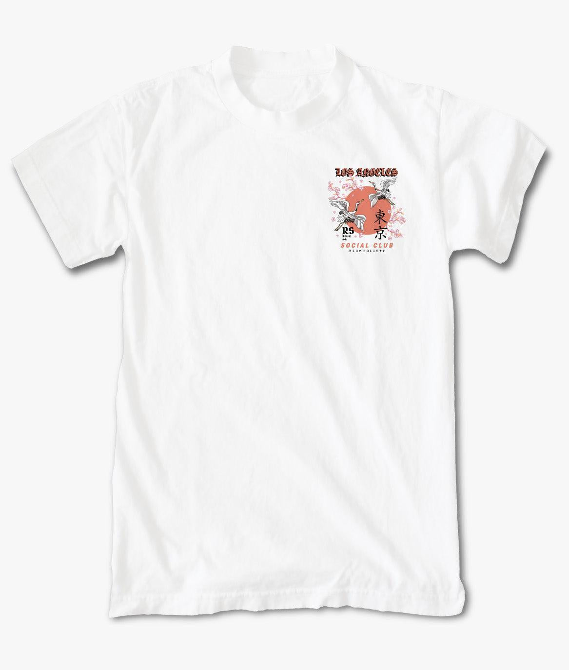 Los Angeles Cranes Social Club Mens T-Shirt - - Riot Society