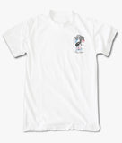 Skeleton Crane Welcome to Paradise Beach Club Mens T-Shirt - - Riot Society