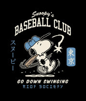 Peanuts Snoopy's Baseball Club Kids Tee - - Riot Society
