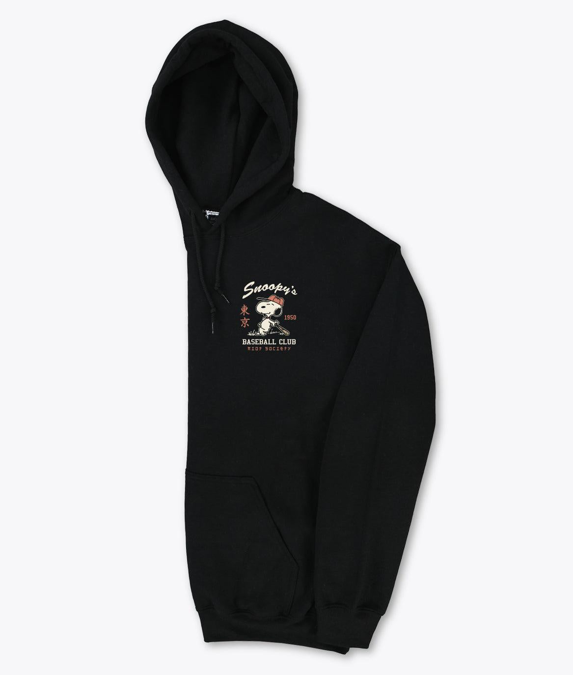 Peanuts Snoopy's Baseball Club Mens Hoodie - - Riot Society