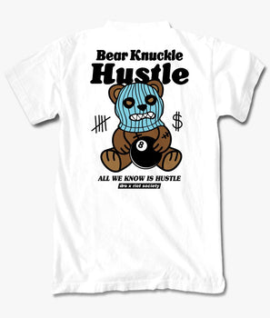 Dro x Riot Society Bear Knuckle Hustle Mens T-Shirt - S - Riot Society