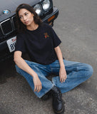 Teddy Bear Red Cup Embroidered Womens Tee - S - Riot Society