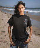 Tropical Palms Bear Womens Tee - S - Riot Society