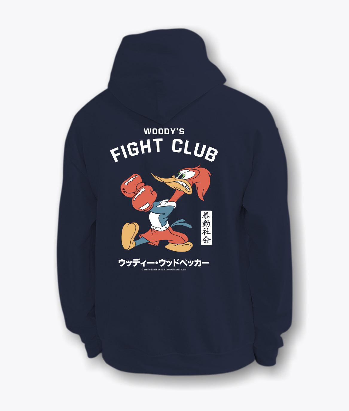 Woody Woodpecker s Fight Club Mens Hoodie Riot Society Clothing