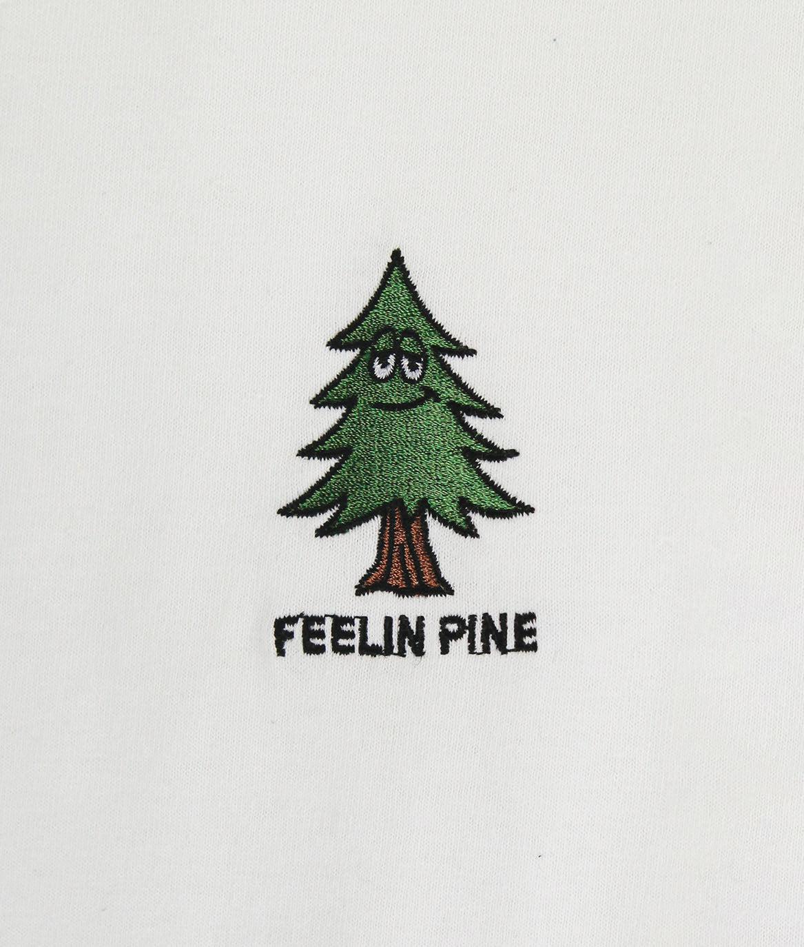 Feelin Pine Embroidered Womens Tee - - Riot Society
