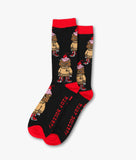 Sugee Kanji Bear Cupcake Premium Knitted Crew Socks - OS - Riot Society