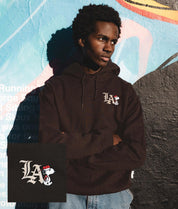 Peanuts Snoopy LA Urban Embroidered Mens Hoodie - - Riot Society