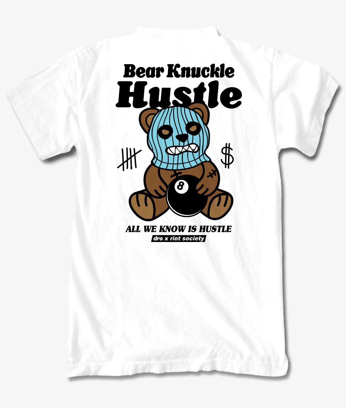 Dro x Riot Society Bear Knuckle Hustle Womens Tee - - Riot Society