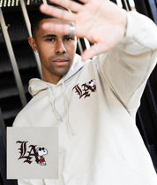 Peanuts Snoopy LA Chill Embroidered Mens Hoodie - - Riot Society