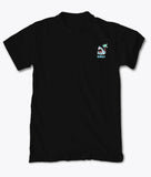 Shark Head Palm Cali Embroidered Mens T-Shirt - - Riot Society