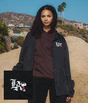 Peanuts Snoopy LA Chill Embroidered Unisex Coaches Jacket - - Riot Society