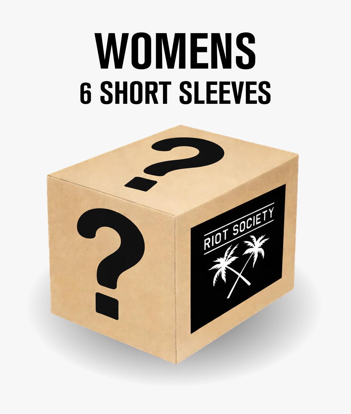 6 Womens Tees Mystery Box - - Riot Society