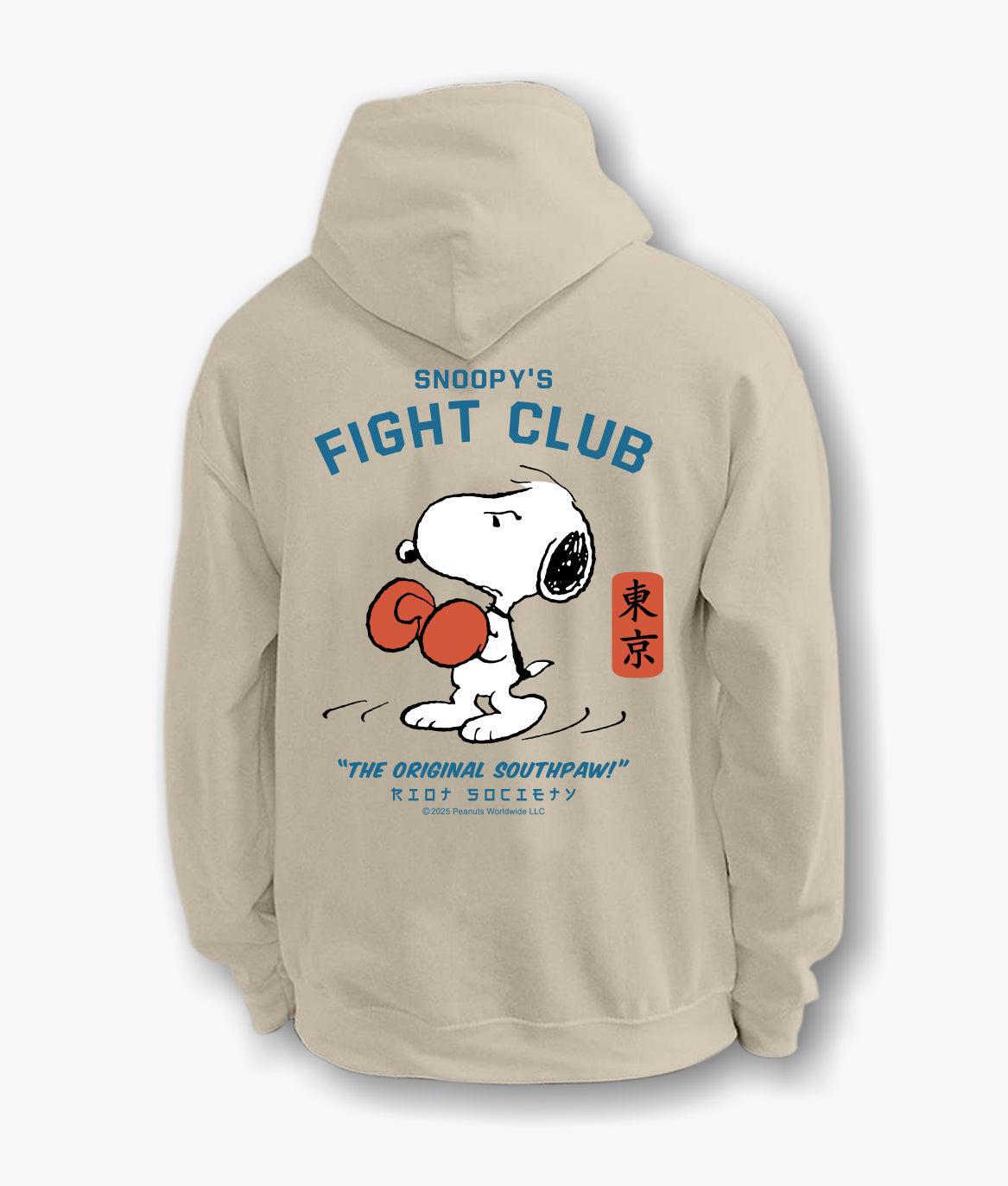 Peanuts Snoopy's Fight Club Mens Hoodie - - Riot Society