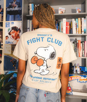 Peanuts Snoopy's Fight Club Womens Tee - - Riot Society