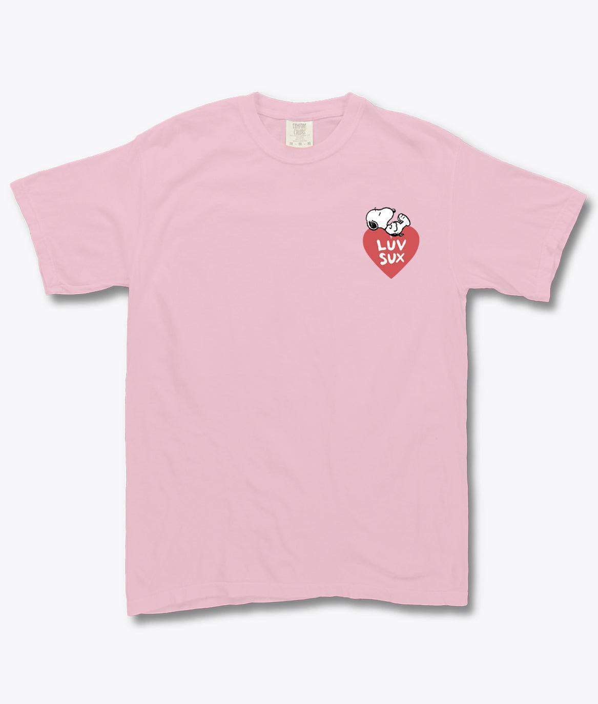 Peanuts Snoopy Luv Sux Boyfriend Tee - - Riot Society