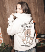 Snitches Get Stitches Teddy Womens Hoodie - - Riot Society