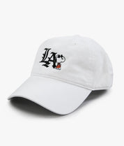 Peanuts Snoopy LA Chill Embroidered Dad Hat - White - - Riot Society