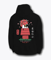 Peanuts Snoopy Doghouse Japan Mens Hoodie - - Riot Society