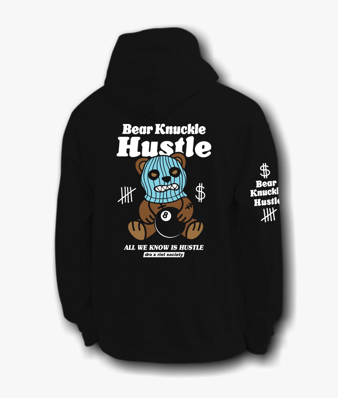 Dro x Riot Society Bear Knuckle Hustle Womens Hoodie - - Riot Society