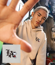 Peanuts Snoopy LA Chill Embroidered Mens Hoodie - - Riot Society