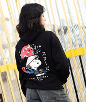 Peanuts Snoopy & Woodstock Samurai Womens Hoodie - - Riot Society