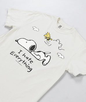 Peanuts Snoopy & Woodstock I Hate Everything Boyfriend Tee Sale - - Riot Society