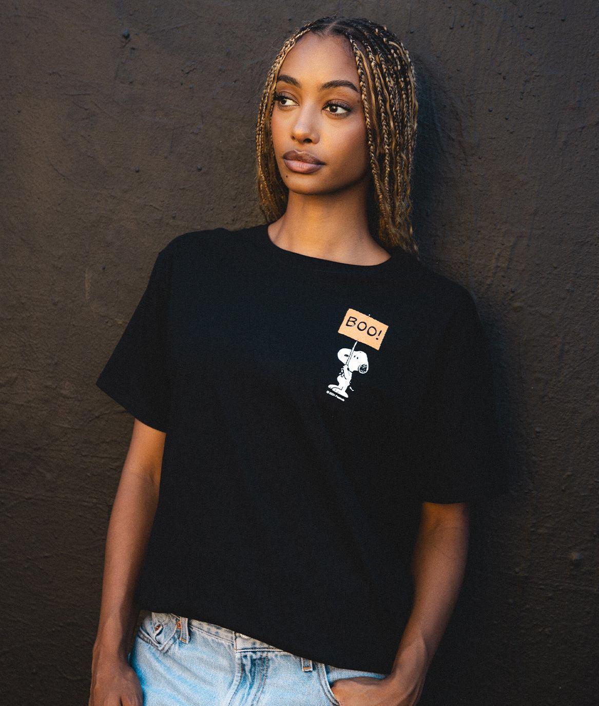 Peanuts Snoopy Boo Womens Tee - - Riot Society