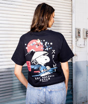 Peanuts Snoopy & Woodstock Samurai Womens Tee - - Riot Society