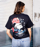 Peanuts Snoopy & Woodstock Samurai Womens Tee - - Riot Society