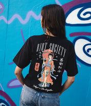 Geisha Samurai Katana Womens Tee - - Riot Society
