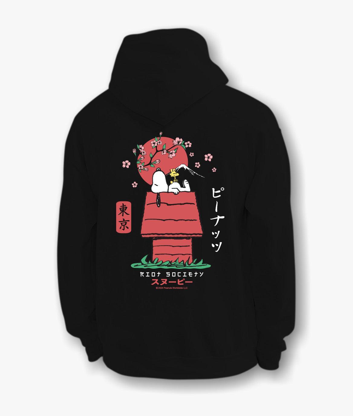 Peanuts Snoopy Doghouse Japan Kids Hoodie - - Riot Society