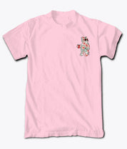 Tropical Hibiscus Bear Mens T-Shirt - - Riot Society