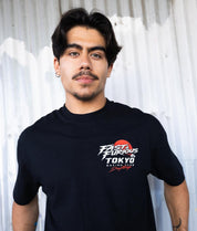 Fast & Furious Tokyo Racing Club Mens T-Shirt - Black - - Riot Society