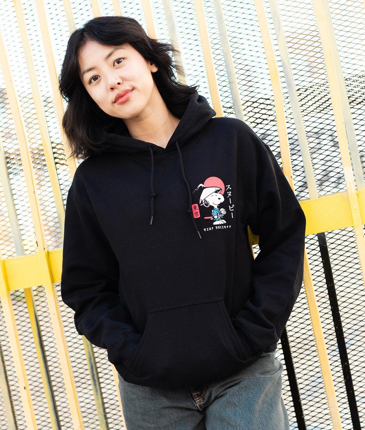 Peanuts Snoopy & Woodstock Samurai Womens Hoodie - - Riot Society