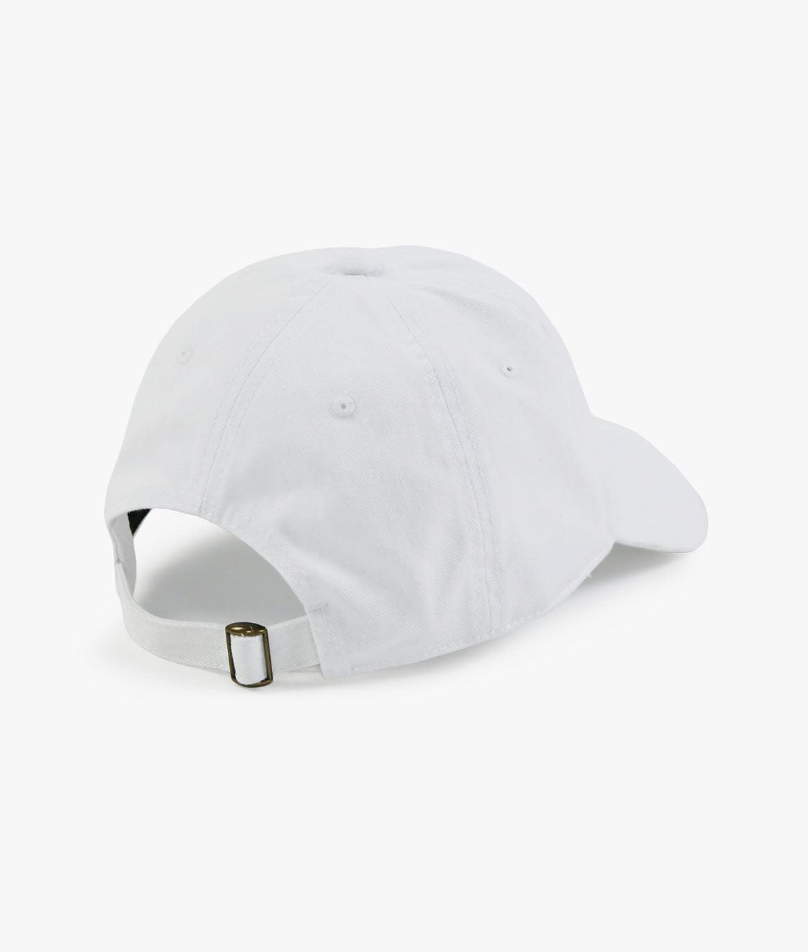 Riot Bear Embroidered Dad Hat - White - - Riot Society