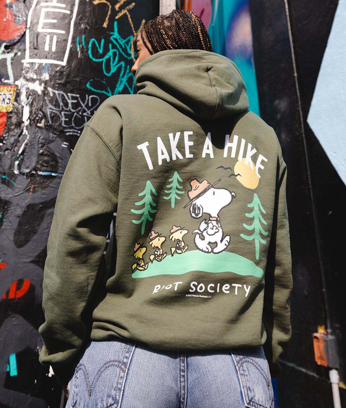 Peanuts Snoopy Take a Hike Womens Hoodie - - Riot Society