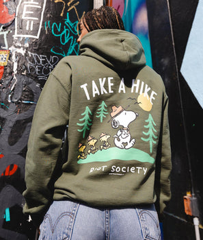 Peanuts Snoopy Take a Hike Womens Hoodie - - Riot Society