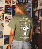 Peanuts Snoopy's Gym Club Womens Tee - - Riot Society