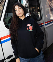 Peanuts Snoopy Doghouse Japan 2.0 Womens Hoodie - Black - - Riot Society